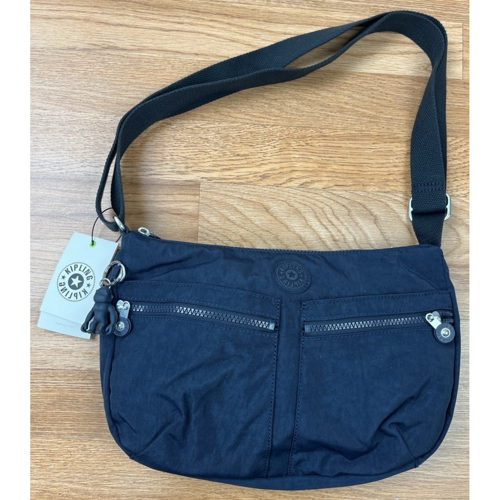 Kipling Izellah Navy Blue Crossbody Bag Purse NEW